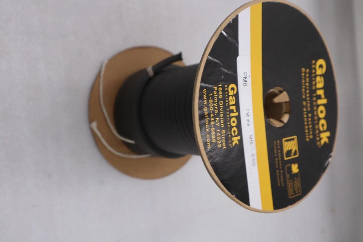 Used GARLOCK 7.95 MM 5/16" 5 LBS CARBON PACKING - NEW IN BOX - STOCK GF862