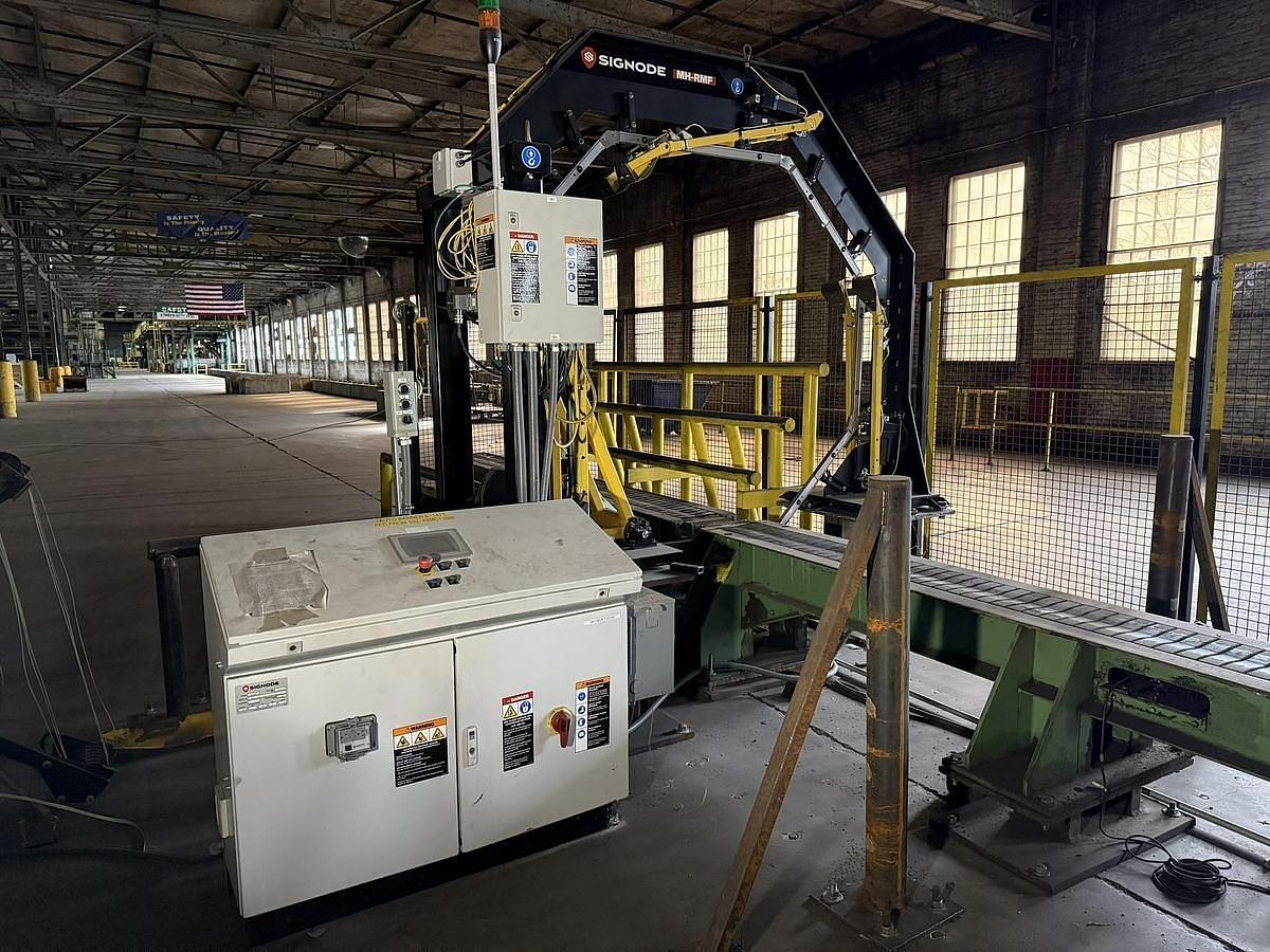 Used SIGNODE MODEL MH-RMF ROLL STRAPPER MANUFACTURED 2022 72" DIAMETER CAPACITY