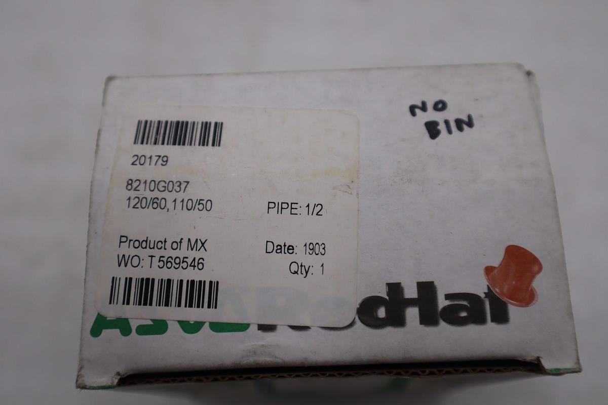 ASCO Stainless Steel Solenoid Valve 8210G037 NEW IN BOX STOCK GF-81A