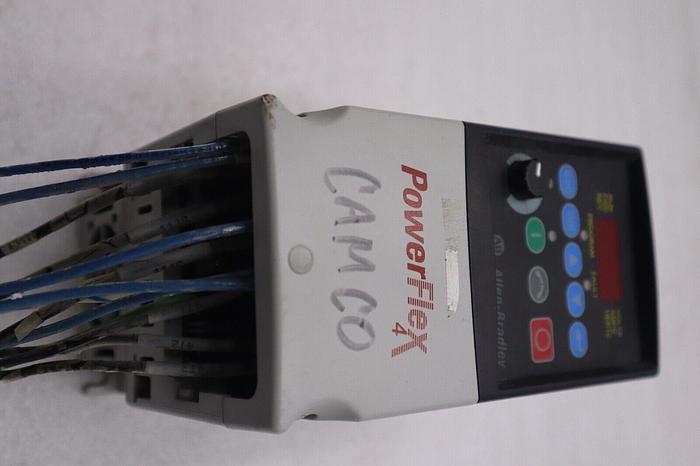 Used Allen Bradley 22A-D2P3N104 /A PowerFlex 4 AC Drive 1HP 3Ph 480V STOCK B-1290