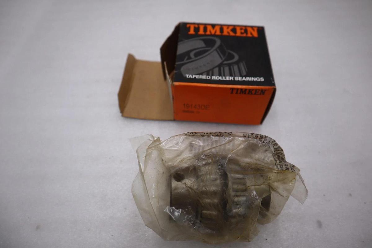 NEW OPEN BOX TIMKEN 19143DE Tapered Roller Bearing Double Cone STK K-3998CC