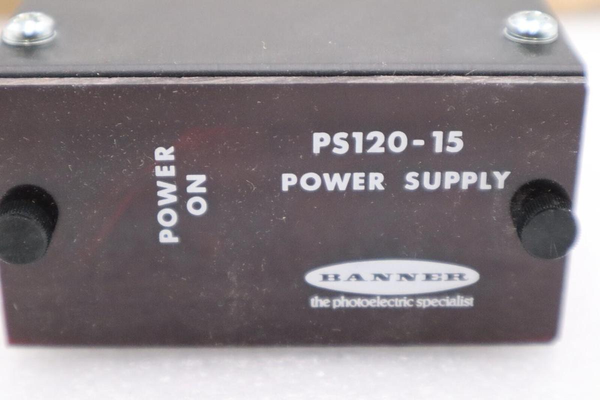 Used NEW OPEN BOX Banner Engineering PS120-15 Power Supply STOCK H410A