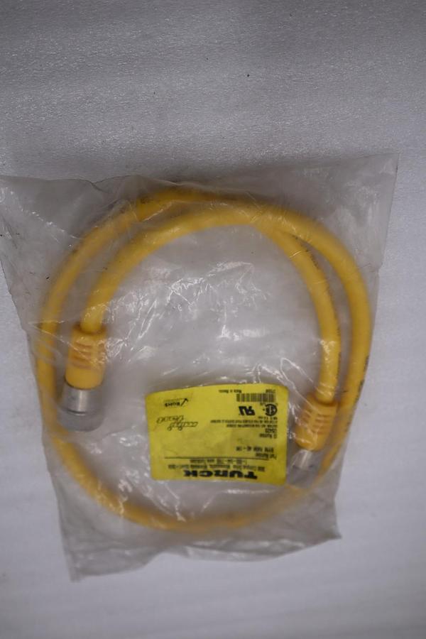 NEW TURCK RYM RKM 46-1M/ U-23083 DOUBLE ENDED CORDSET STOCK H720A