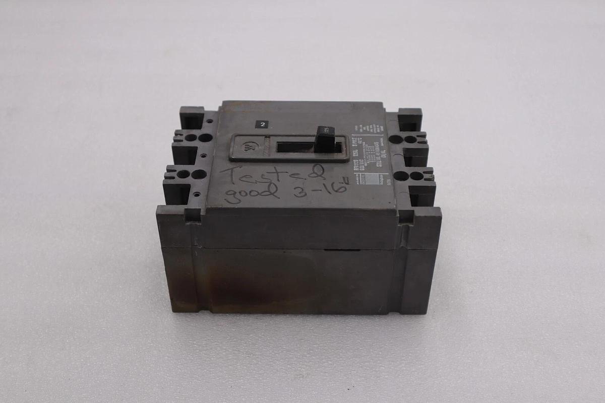 Used WESTING HOUSE 4976D04G45 Circuit Breaker 600VAC HFB3125 #L-504