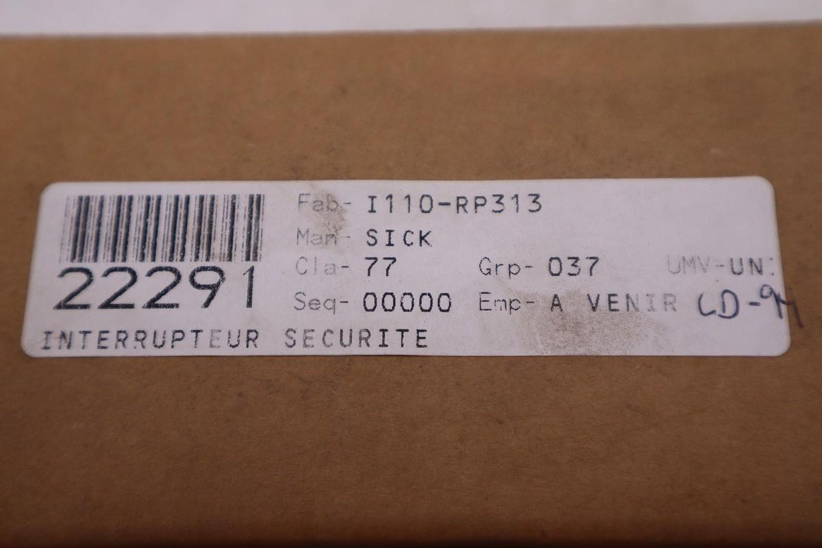 SICK I110-RP313 6025076 SENSOR 3N/C 1 N/O - NEW IN BOX - STOCK GF517A
