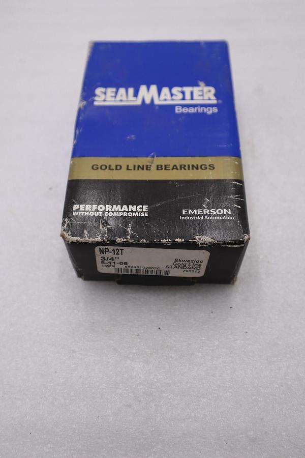 NEW OPEN BOX Sealmaster NP-12T Bearing 3/4" STOCK H927A