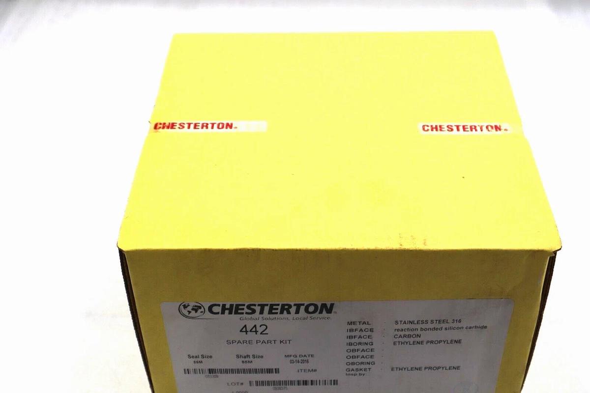 Used NEW CHESTERTON 442 SPARE PART KIT 85M MFD 2016 STOCK #1969