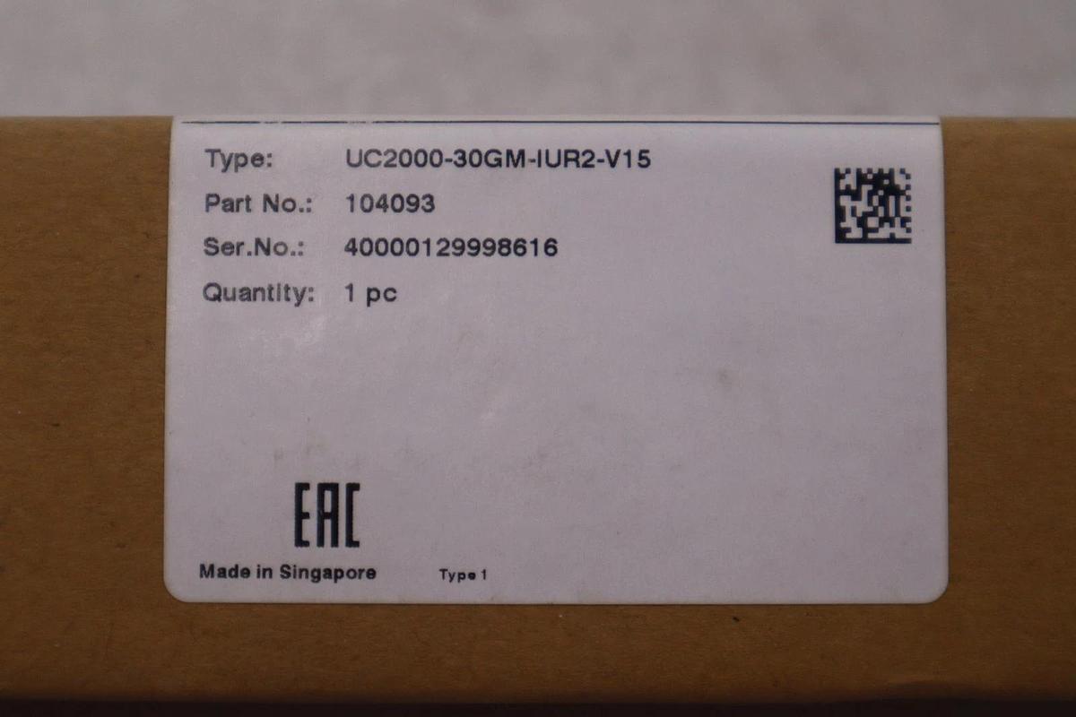 Used NEW UC2000-30GM-IUR2-V15 PEPPERL+FUCHS SENSOR STOCK K-3923A