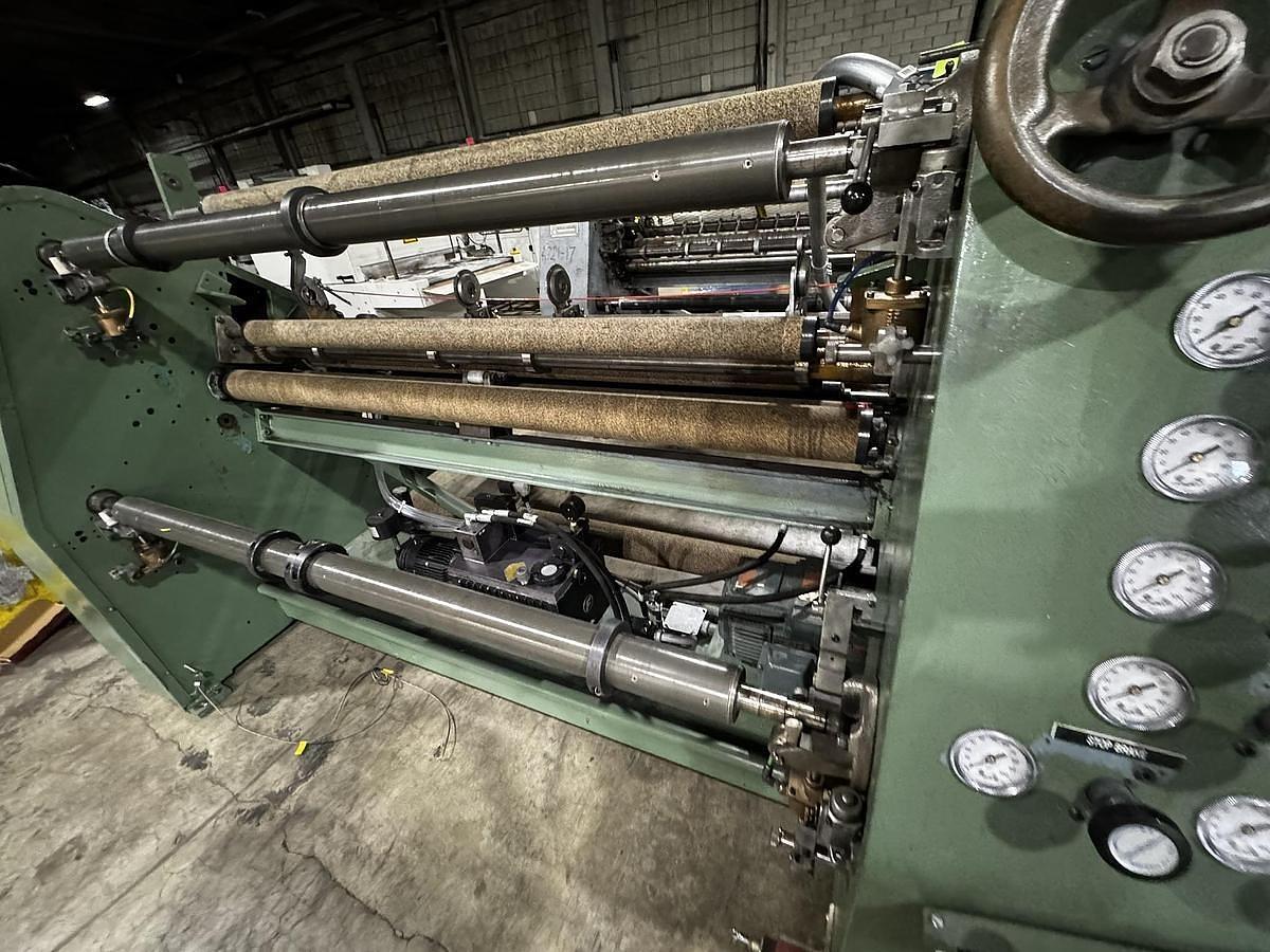 Used 62" DUSENBERY MODEL 635 BL DUPLEX SLITTER REWINDER