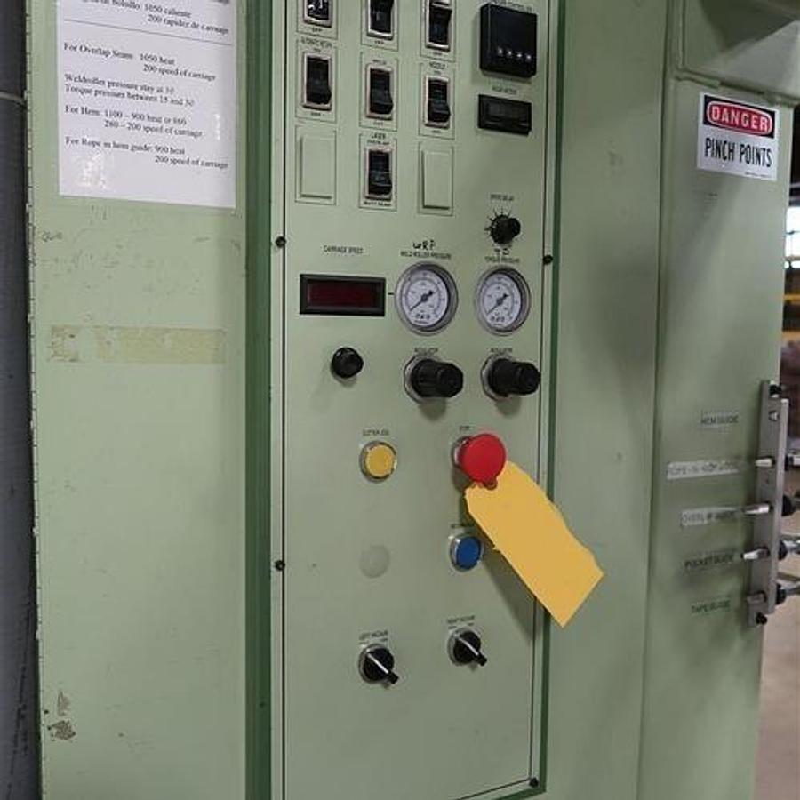 Used 22' MILLER WELDMASTER MODEL 112SB SEAM WELDER