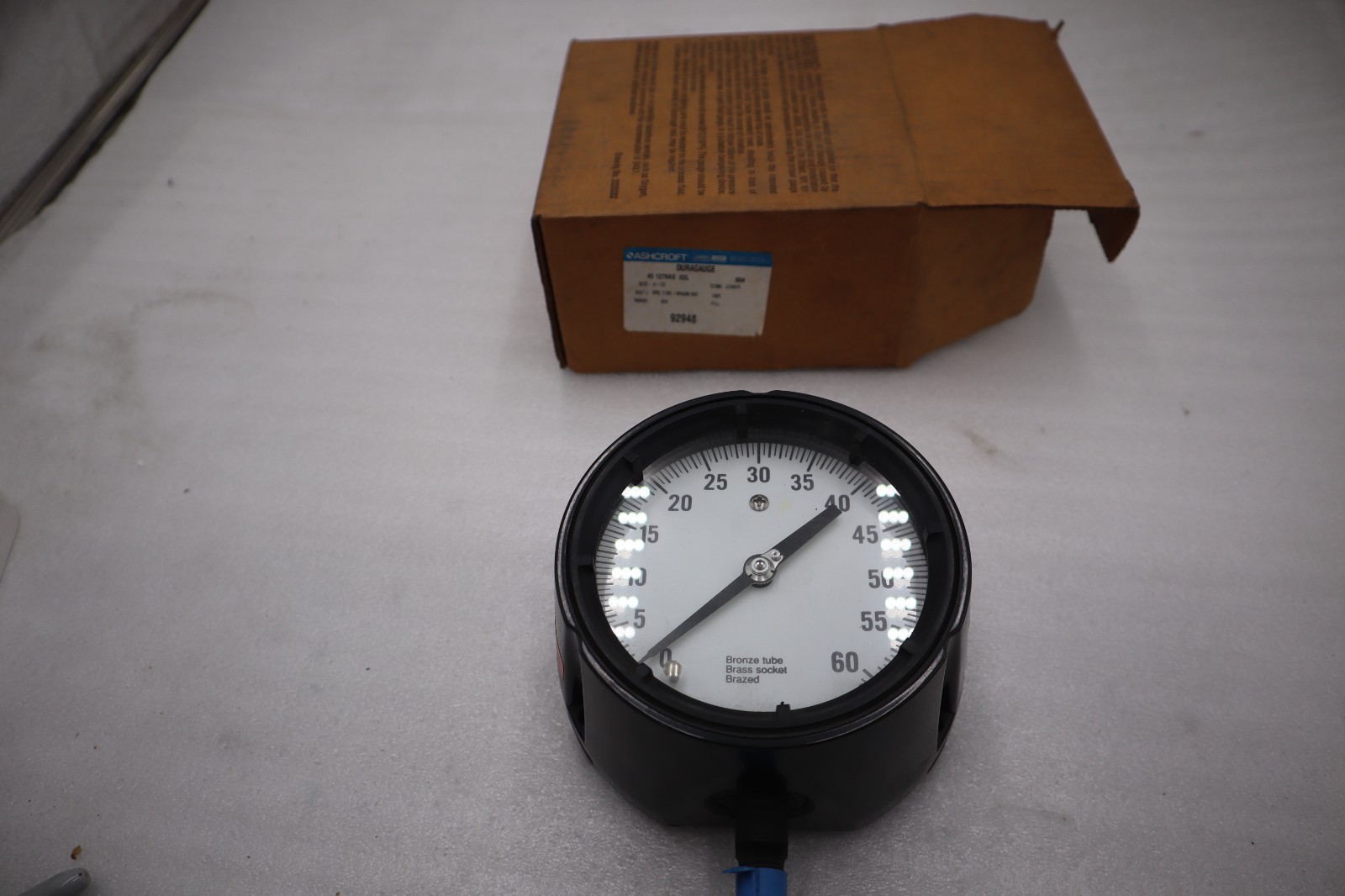 ASHCROFT 45-1279-AS-02L-60/ 451279AS02L  0-60 PSI  STOCK 1394CC