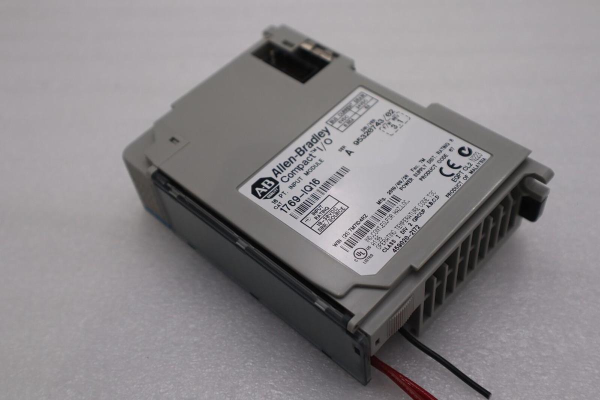 Used ALLEN-BRADLEY 1769-IQ16 SERIES A 16 PT. INPUT MODULE STOCK #K-1563C