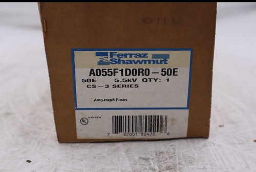 MERSEN A055F1D0R0-50E / A055F1D0R050E BRAND NEW IN BOX FERRAZ SHAWMUT L-170