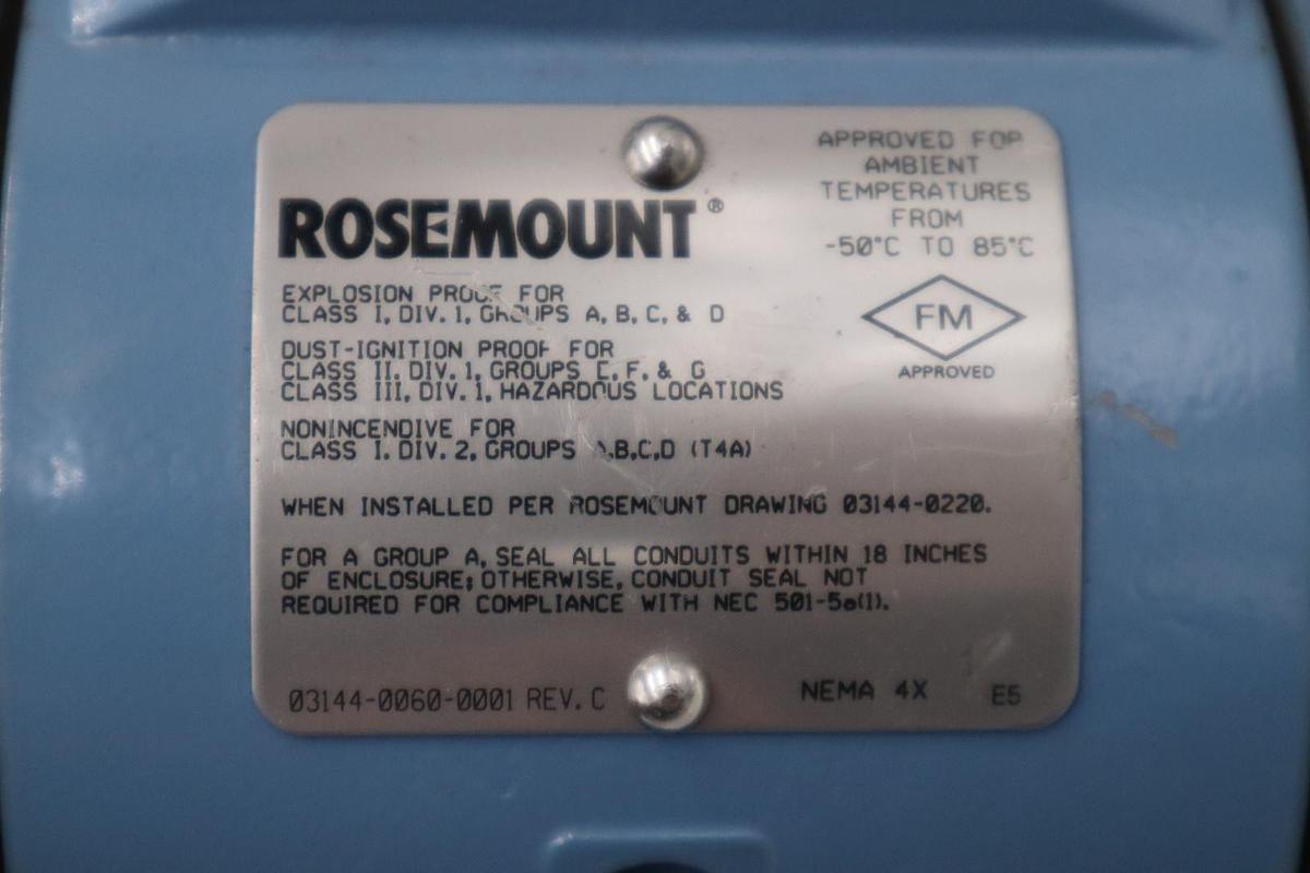 Used NEW Rosemount 3144D1E5B4M5 Pressure Transmitter STOCK L-96C