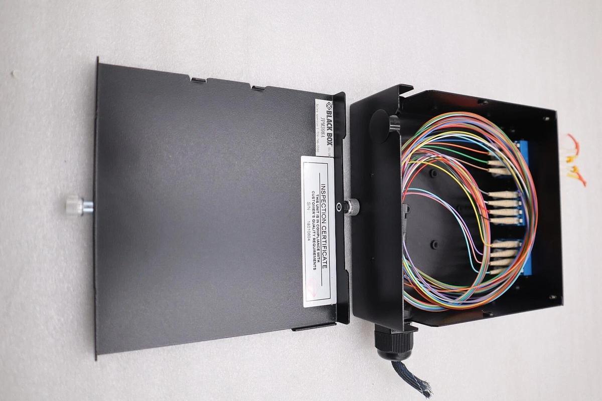 Used Black Box JPM398A JPM39 Series DIN Rail Mini Fiber Enclosure STOCK K-1121-A