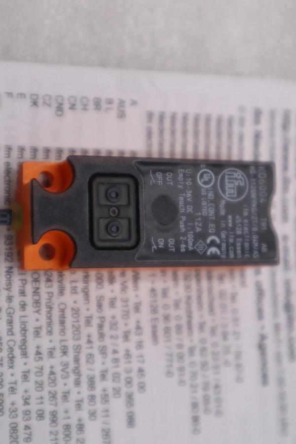Used NEW OPEN BOX IFM Efector KQ6004 Capacitive Sensor STOCK H953A