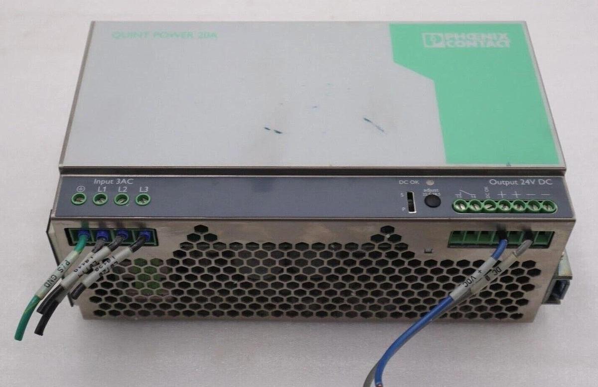 Used PHOENIX CONTACT QUINTPS34005000AC24DC20F POWER CONTACT #L-223