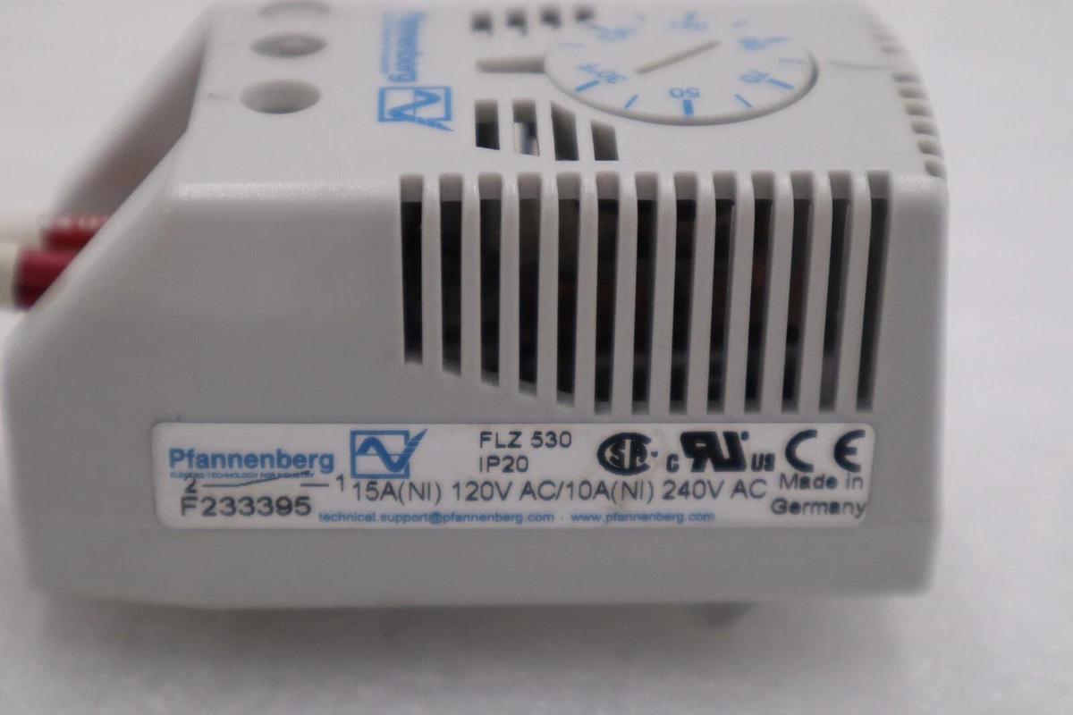 Used PFANNENBERG FLZ-530 TEMPERATURE CONTROLLER STOCK K-44-A