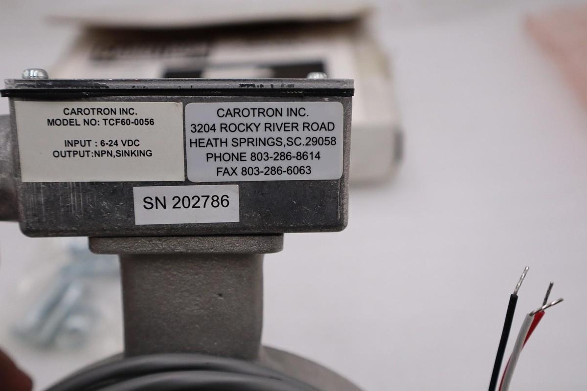 NEW IN BOX CAROTRON TCF60-0056 6-24VDC NSNP STOCK H1052