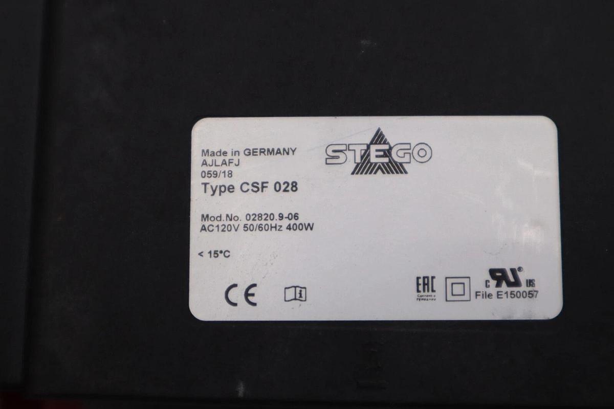 Used STEGO 02820.9-06 / 02820906 HEATER STOCK K-1124-A