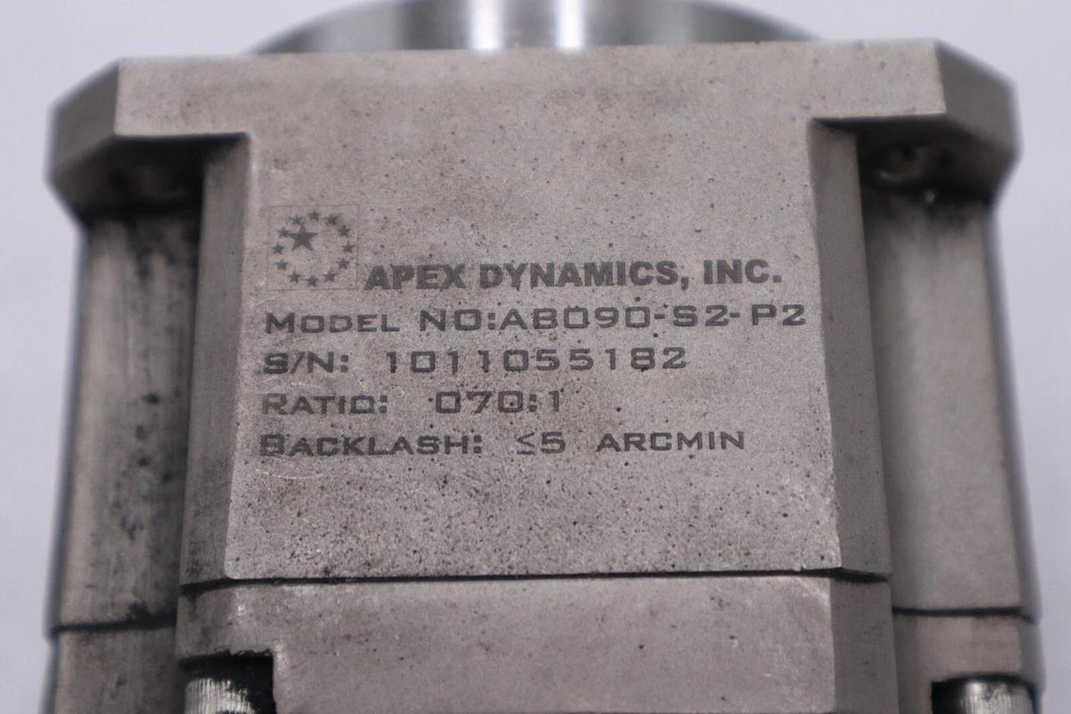 Used Apex Dynamics AB090-S2-P2 Gearbox Reducer 70:1 STOCK M-185