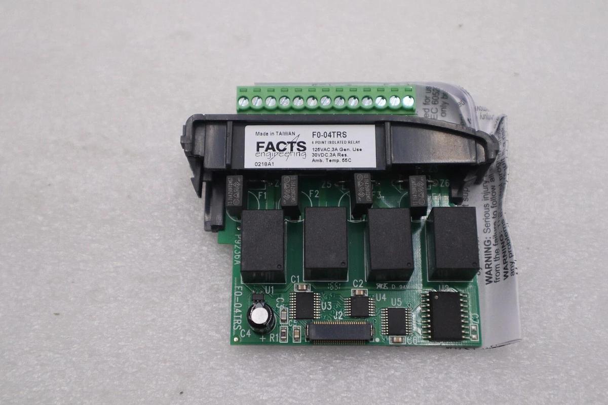 AUTOMATION DIRECT F0-04TRS OUTPUT MODULE 4-POINT 6-48 VDC/6-208 VAC STOCK L-606C
