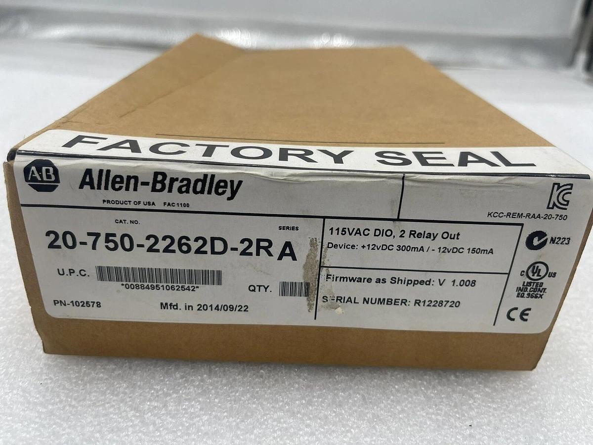 Surplus Sealed Allen Bradley 20-750-2262D-2R /A PowerFlex 750 STOCK K-1932