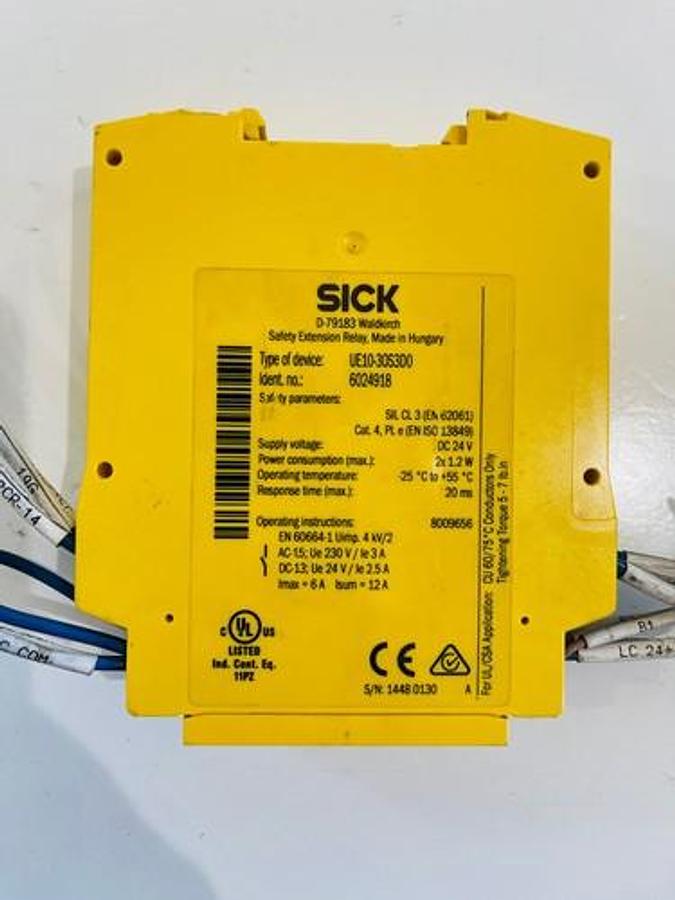Used SICK D-79183 SAFETY I/O FX3-XTIO84002 #K-866