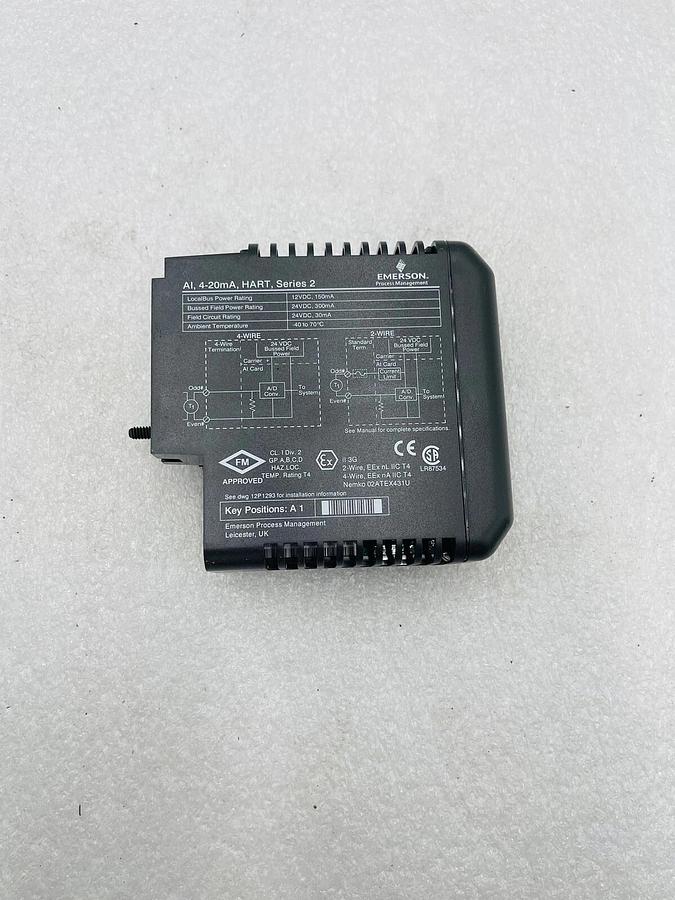 Used EMERSON DELTAV KJ3222X1-BA1 AI CARD 8 CHANNELS 4-20 MA HART SERIES 2 #K-2630