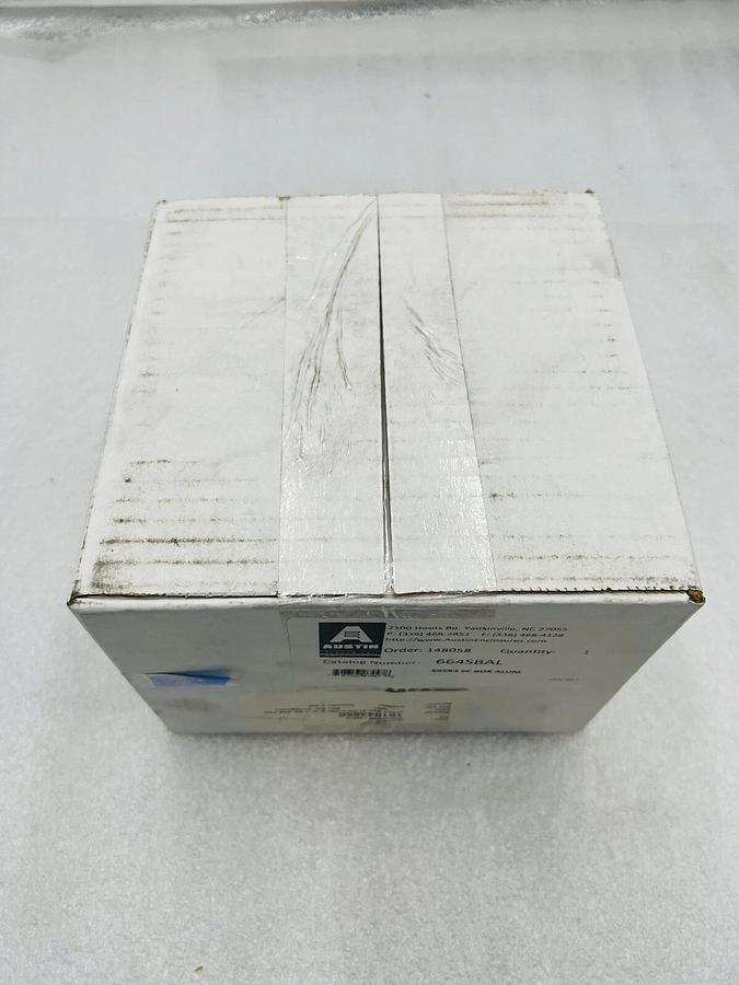 Used AUSTIN 666HCAL Junction Box 6x6x6 Enclosure-Clamp #K-778