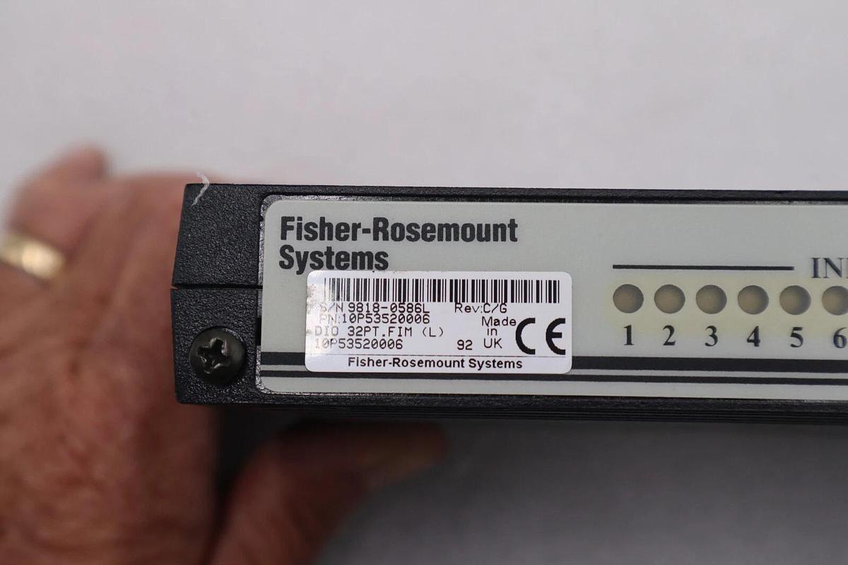 Used Fisher-Rosemount Systems 10P53520006 Rev. C/G Discrete Field Interface STK 2337