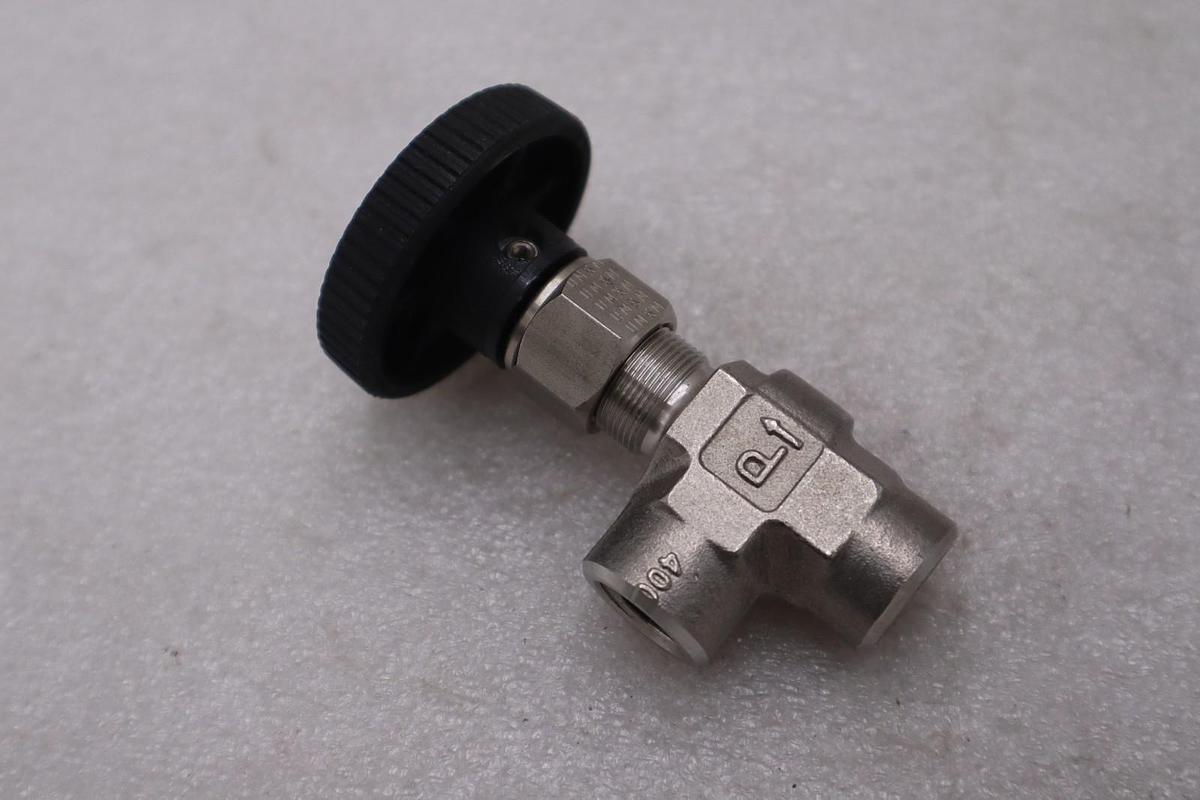 Used PARKER 4F-V6AN-SS NEEDLE VALAVE STOCK #L-247B