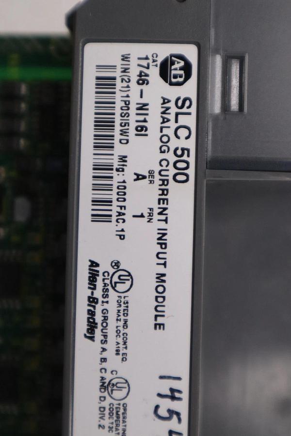 Used Allen-Bradley SLC 500 1746-NI16I Ser. A AB STOCK 5361