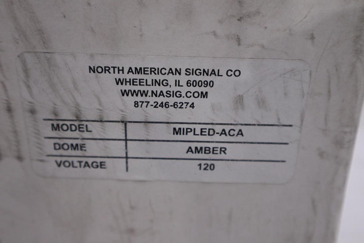 NORTH AMERICAN SIGNAL MIPLED-ACA AMBER LED BEACON 120 VAC - STOCK 5624CC
