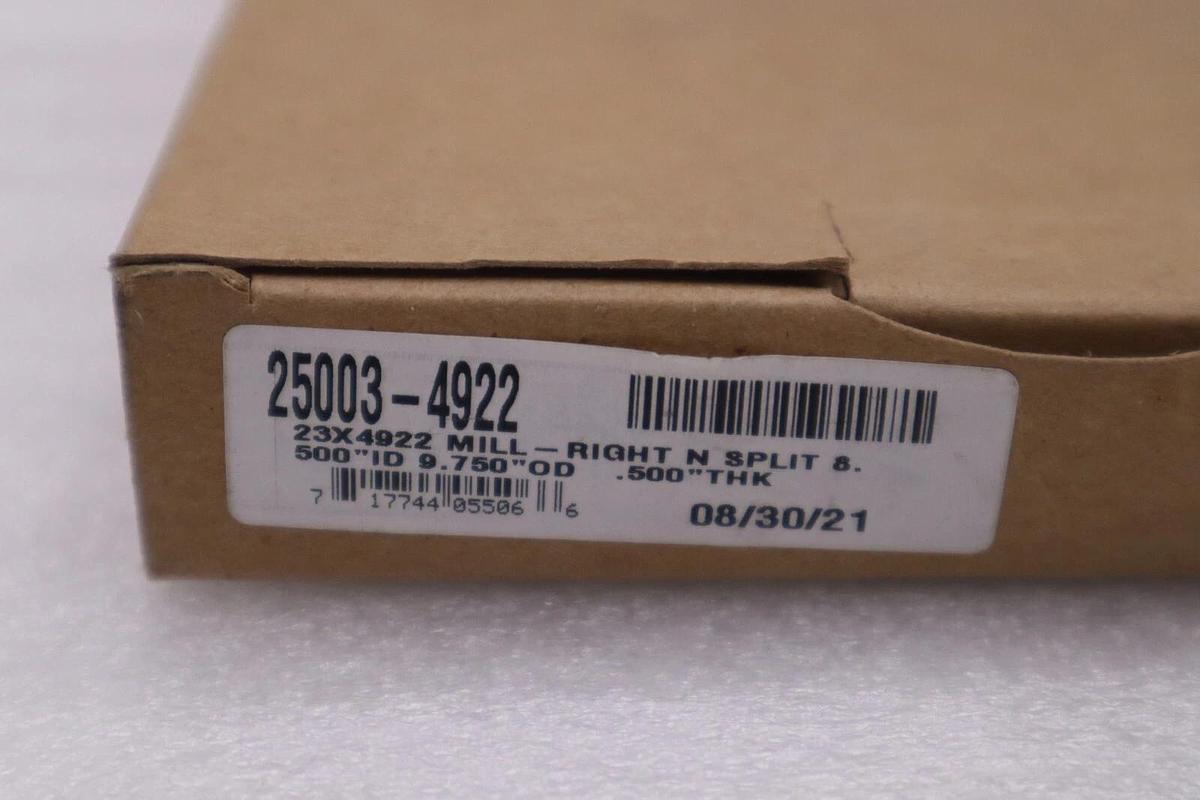 Used NEW GARLOCK KLOZURE 25003-4922 8.500" ID 9.750"OD OIL SEAL SPLIT STOCK 3767A