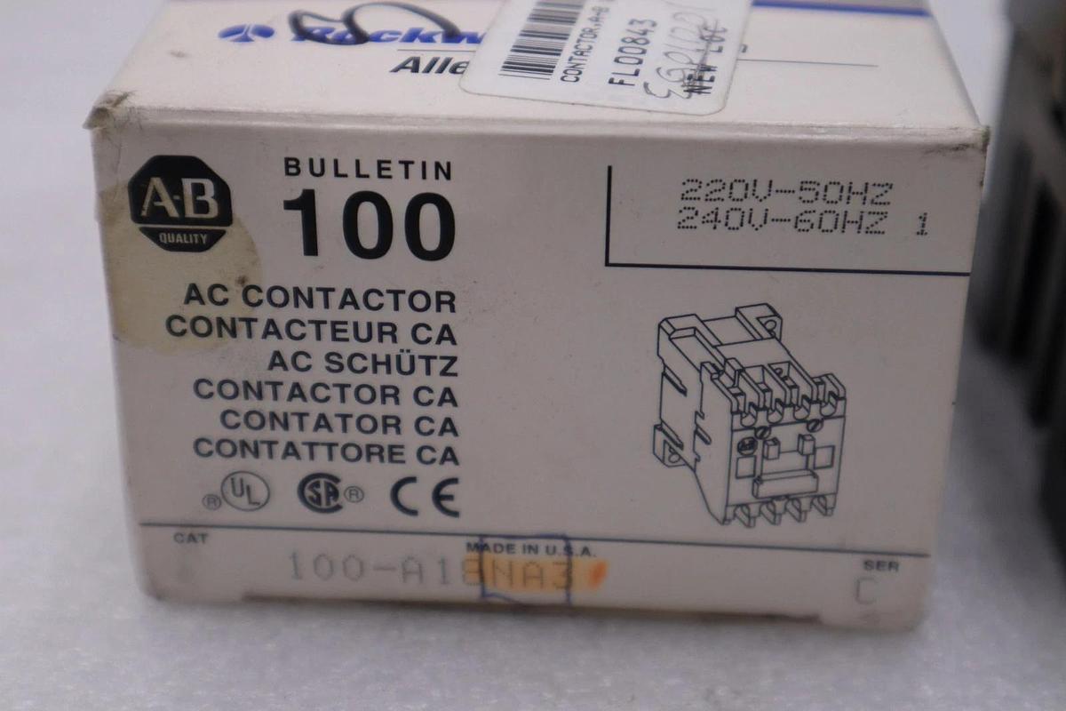 NEW ALLEN BRADLEY 100-A18NA3 SERIES C CONTACTOR STOCK K2085CC