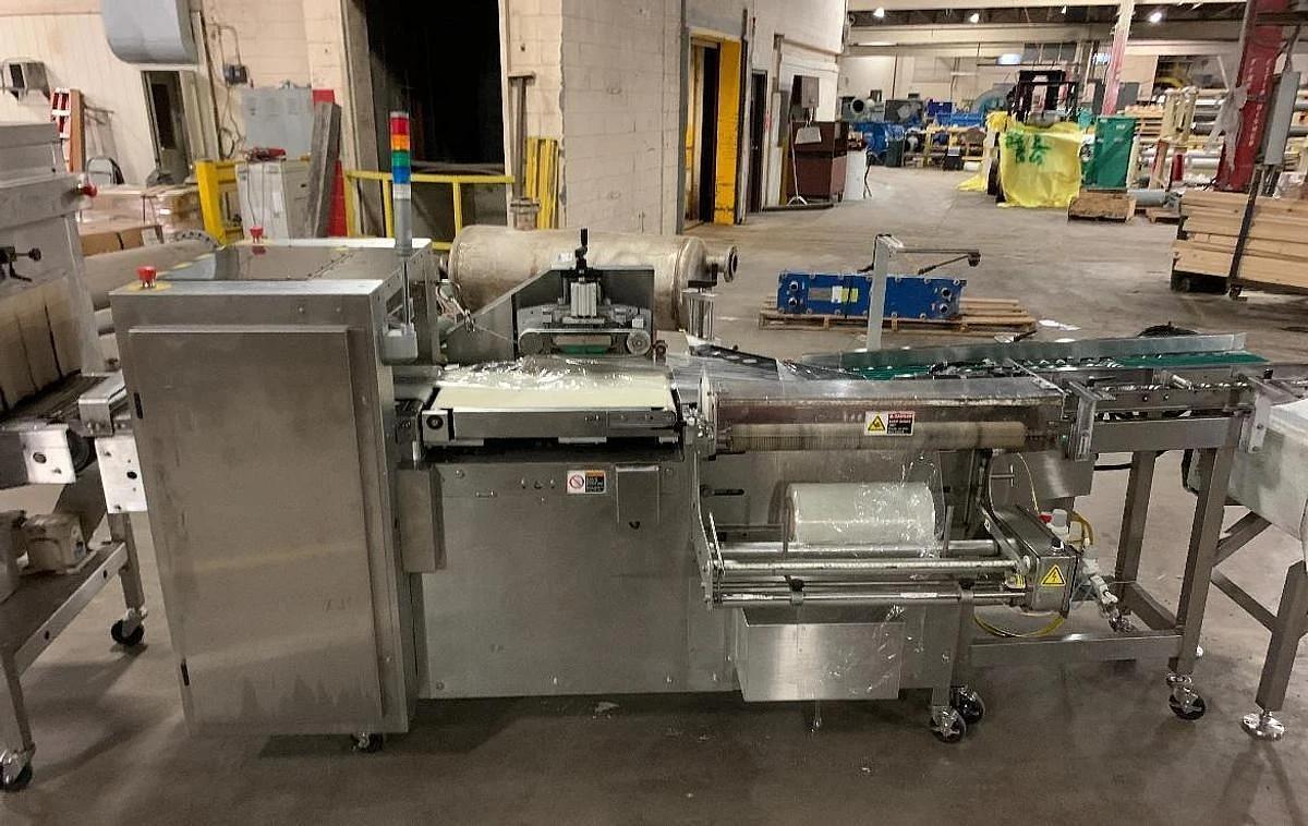 Used SHANKLIN F-1A CDA STAINLESS STEEL FOOD GRADE SIDE SEAL SHRINK WRAPPER