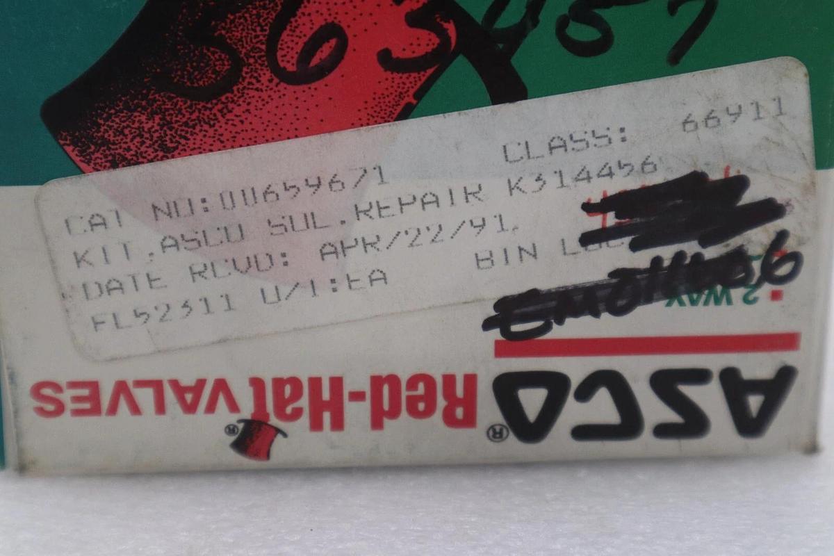 Used NEW ASCO 0659671 Solenoid Valve Rebuild Kit STOCK G820A