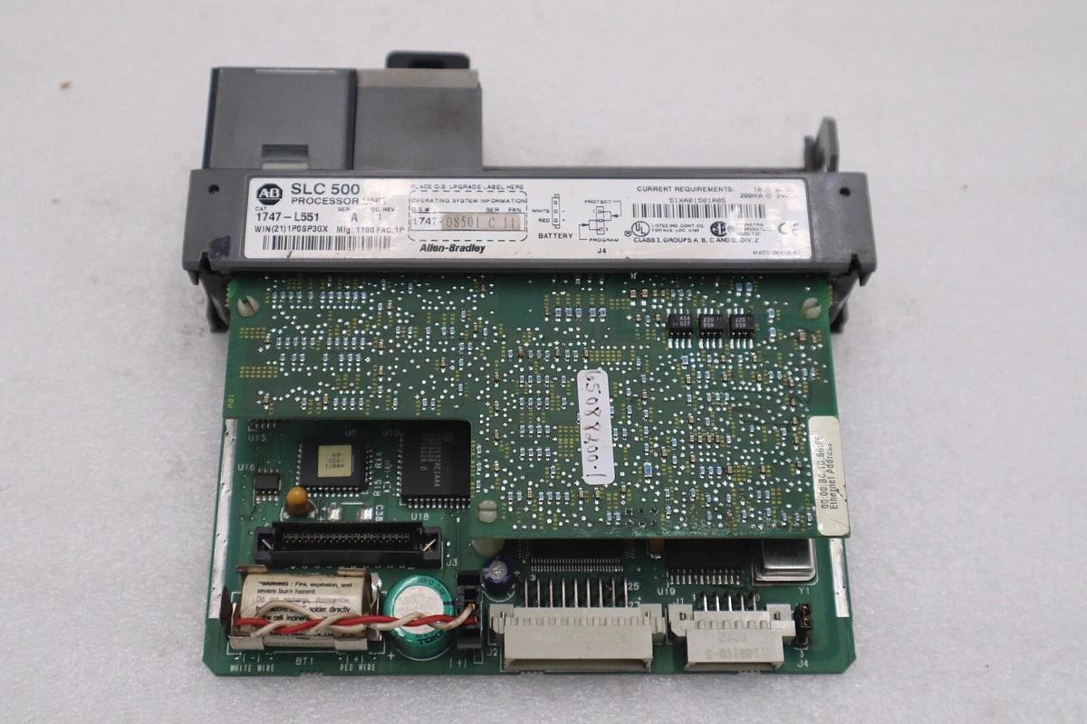 Used Allen Bradley 1747-L551 /A SLC 500 SLC 5/05 CPU Controller Ethernet STOCK 838C