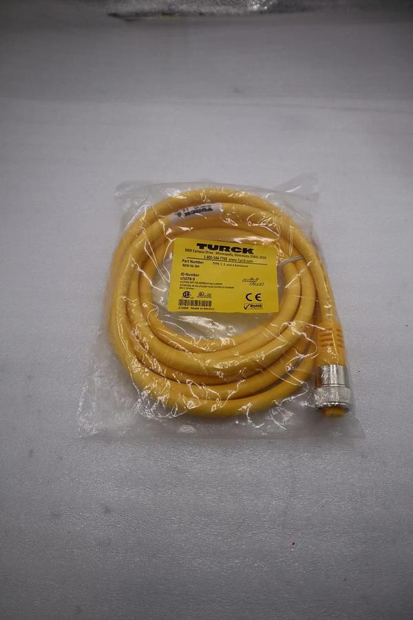 NEW Turck RSM RKM 46-3M 4 PIN PATCH CABLE STOCK G716