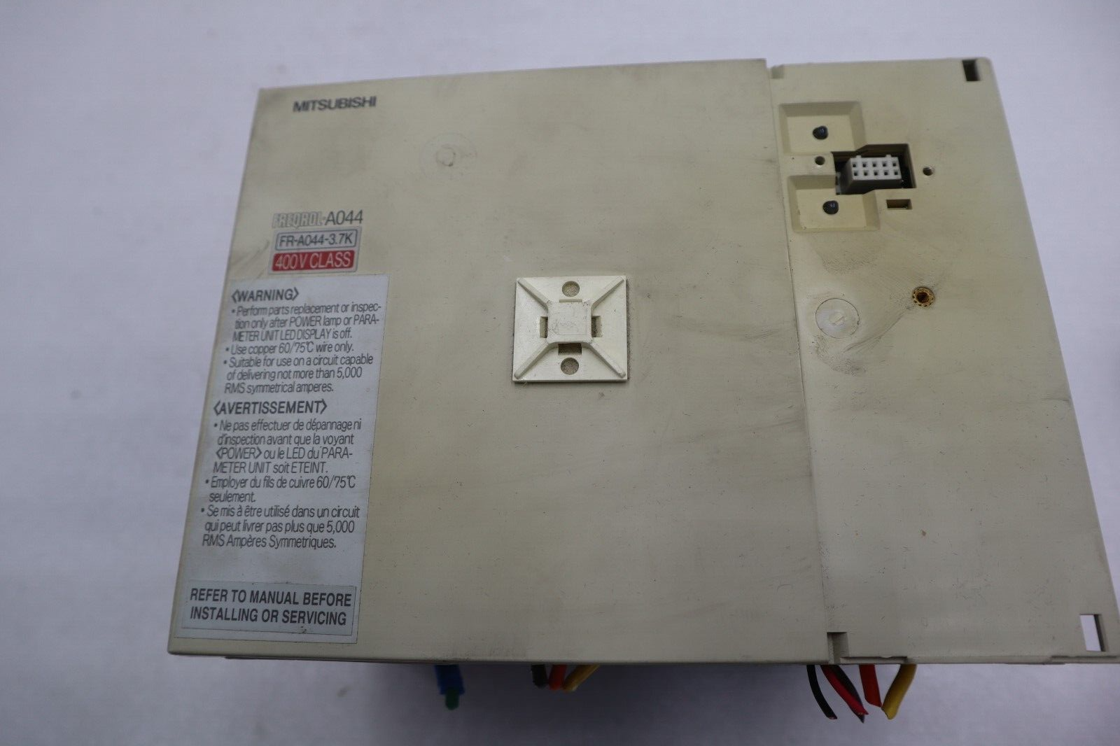 Used Mitsubishi FR-A044-3.7K-UL Freqrol Inverter Drive 380-460v-ac 5hp STK 2263-A
