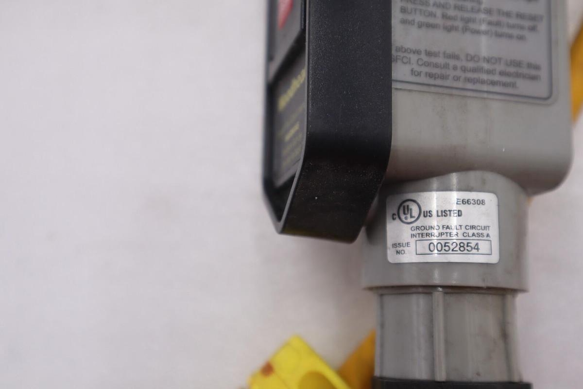 Used Woodhead Ground Fault Circuit Interrupter Class A E66308 New Open Box #K-2178