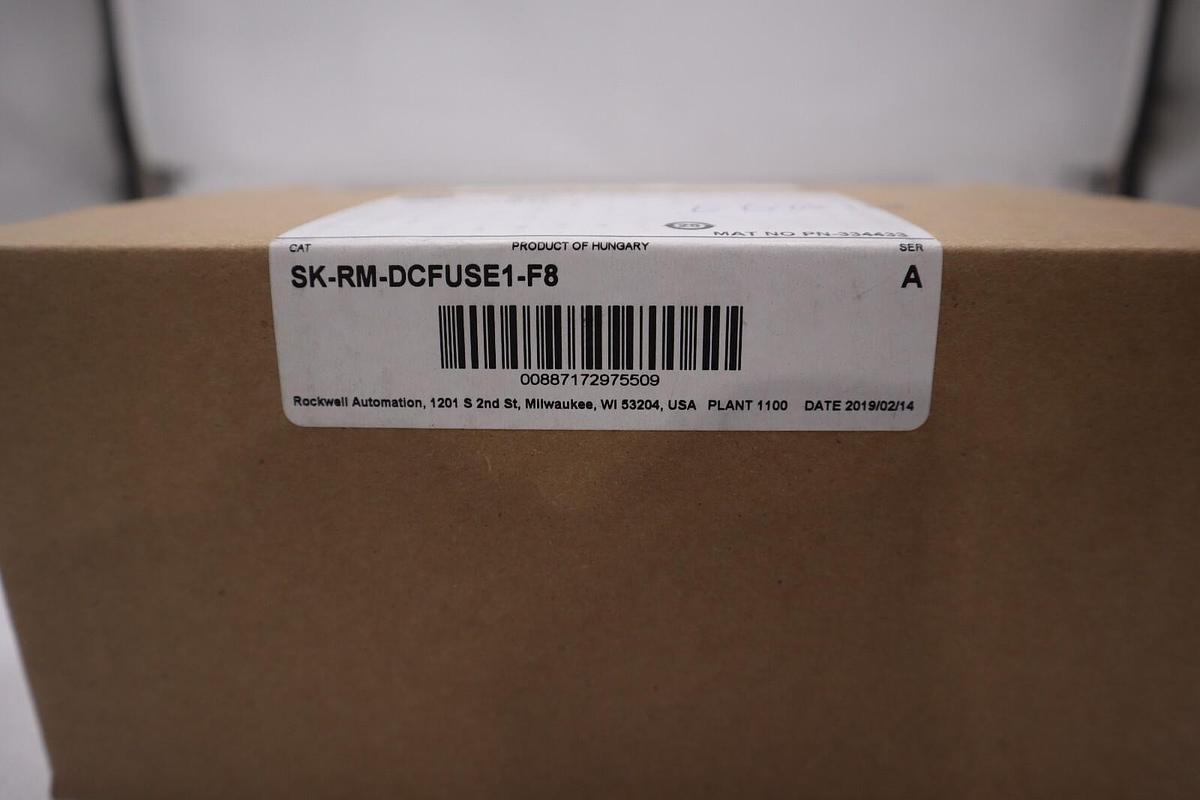 NEW SEALED Allen Bradley SK-RM-IBD-FUSEA-F8 SER A PowerFlex 750 Fuse Stock G466