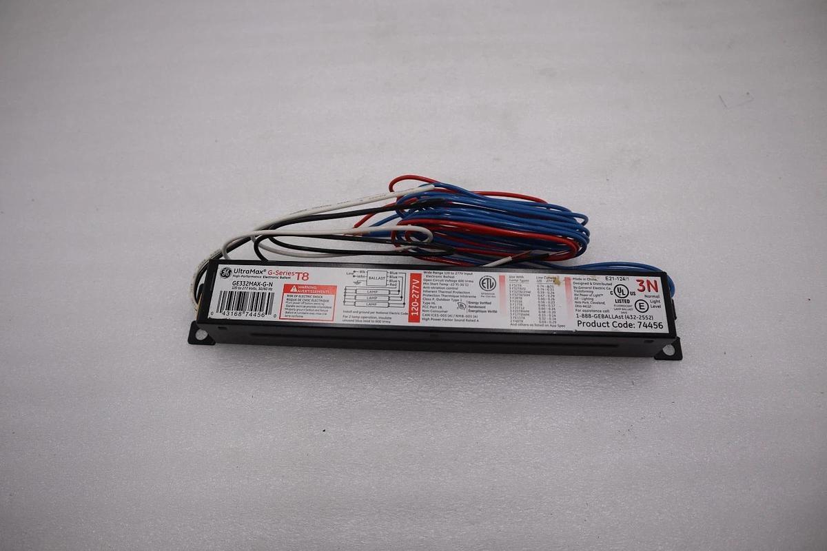 LOT OF 5 NEW OPEN BOX GE GE332MAX-G-N Fluorescent Ballast STOCK H1280
