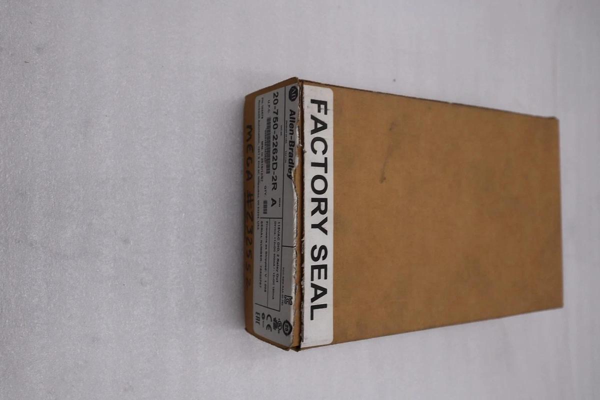 Used ALLEN BRADLEY 20-750-2262D-2R I/O POWERFLEX OPTION MODULE SER. A - STK GF295