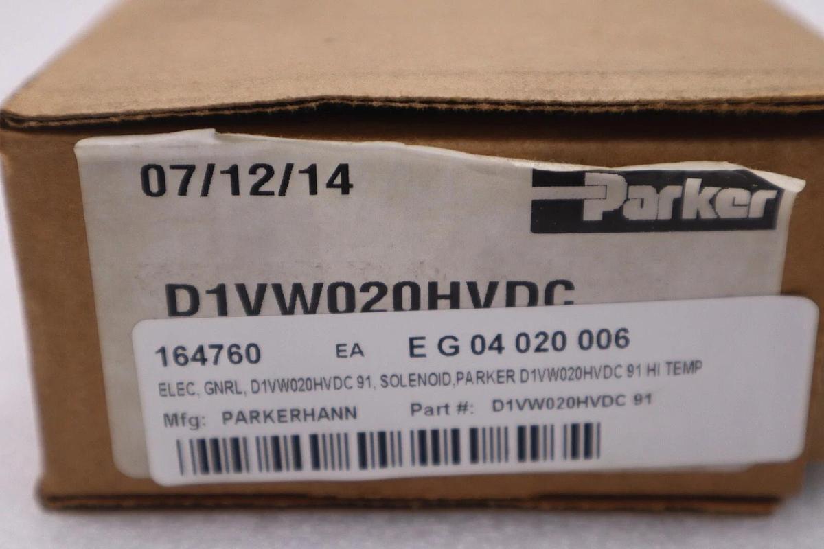 Parker D1VW020HVDC Parker DIR CNTRL SO NEW WITH BOX STOCK G416