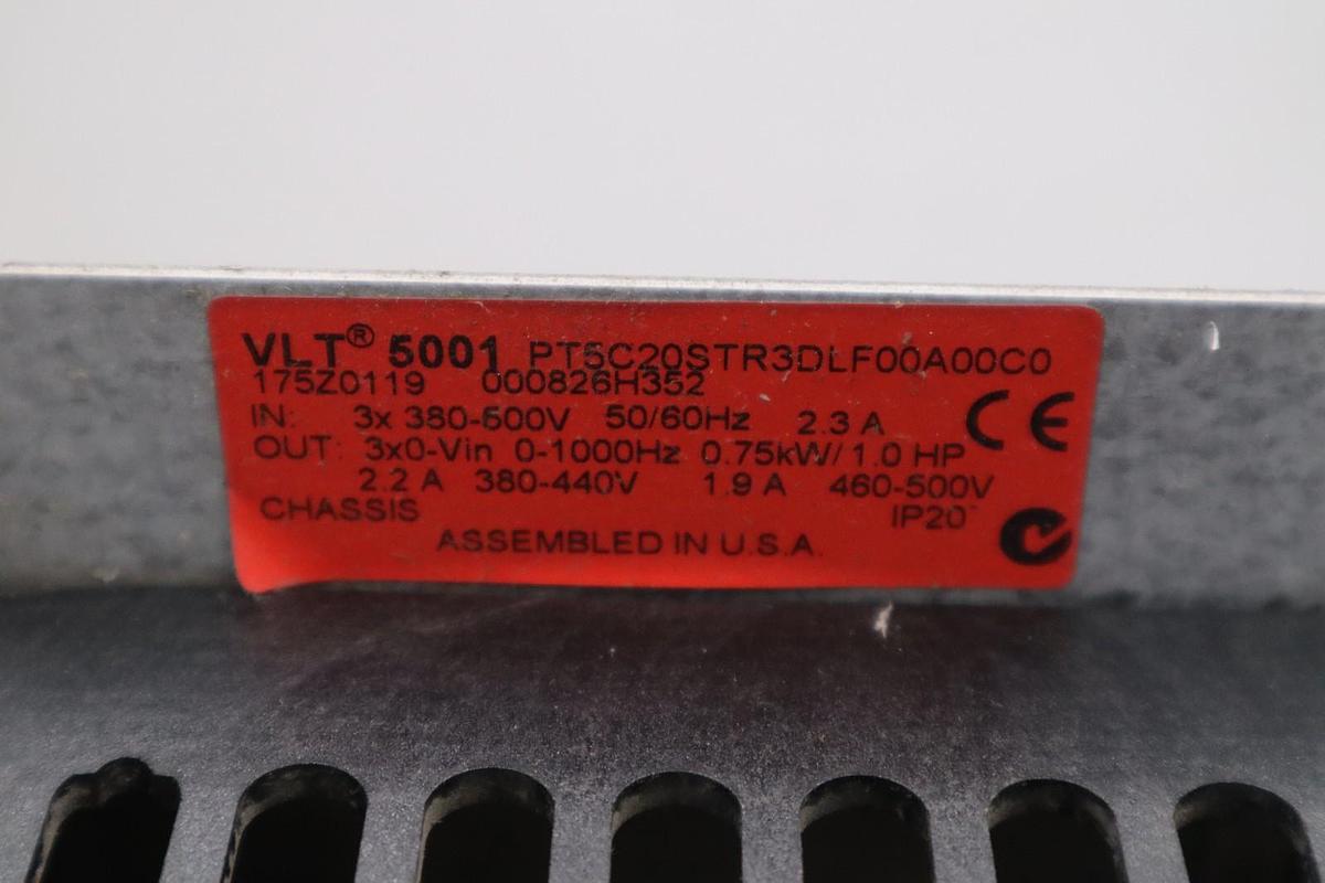 DANFOSS 175Z0119 VLT5001PT5C20STR3DLF00A00C0 - STOCK GF363