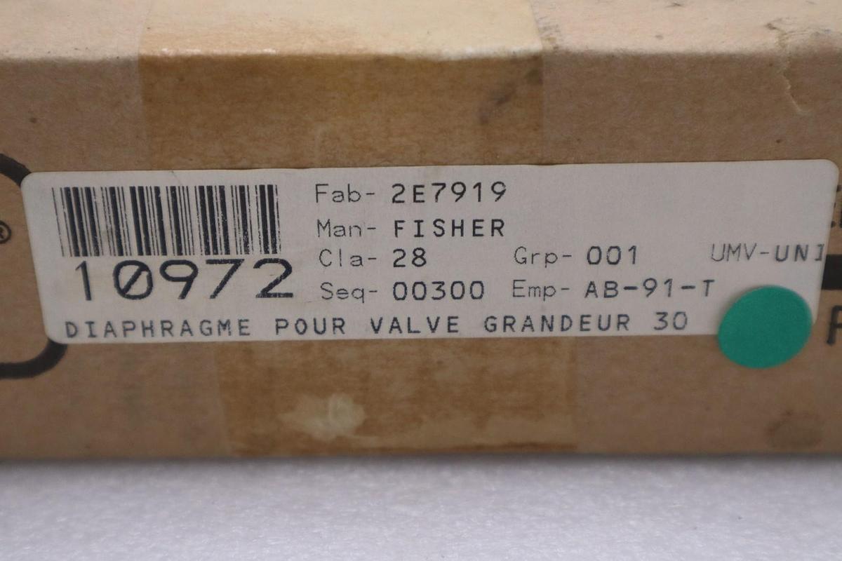 Fisher 2E7919 Diaphragm Size 30 Hallite - NEW IN BOX - STOCK GF1005
