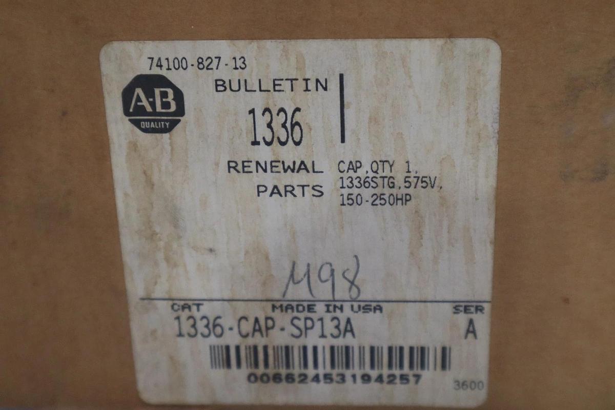 Used ALLEN BRADLEY 1336-CAP-SP13A SER. A 500VAC NEW IN BOX STOCK GF-630