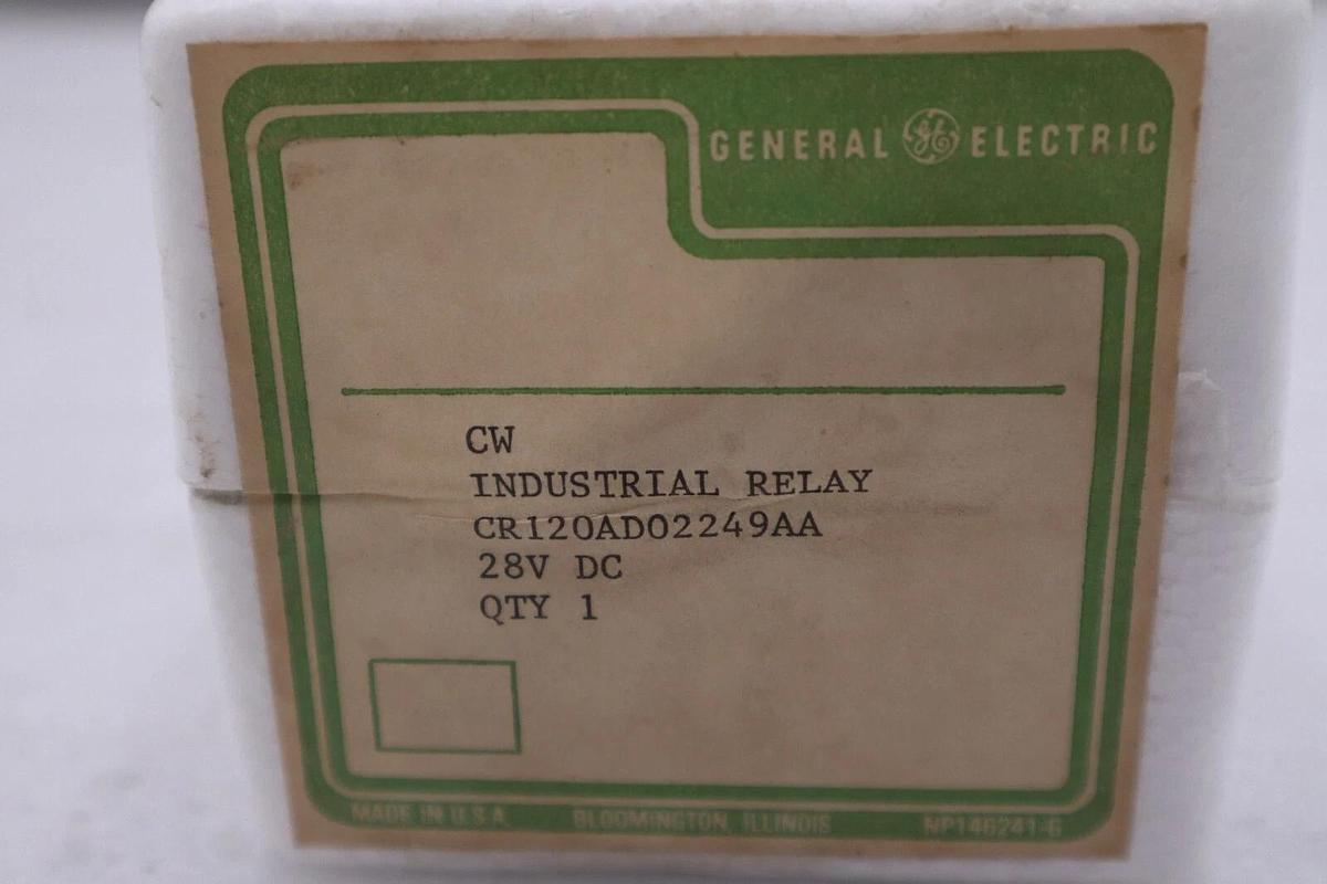 NEW GENERAL ELECTRIC CR120AD02249AA RELAY STOCK G336A